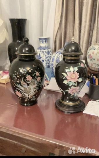 Вазы разные, с крышками и напольные