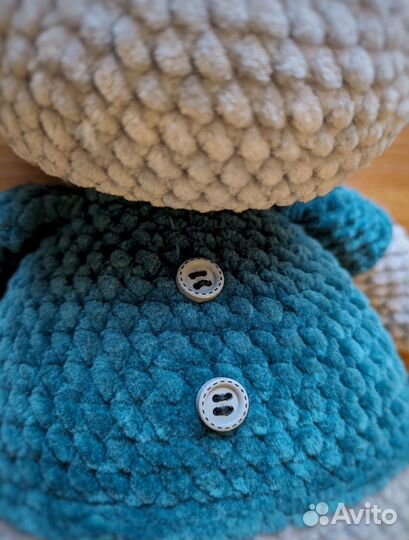 Игрушка вязаная - Бегемот