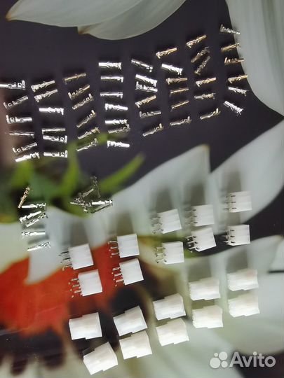 Коннектор разьем питания 6 pin и на косы блока