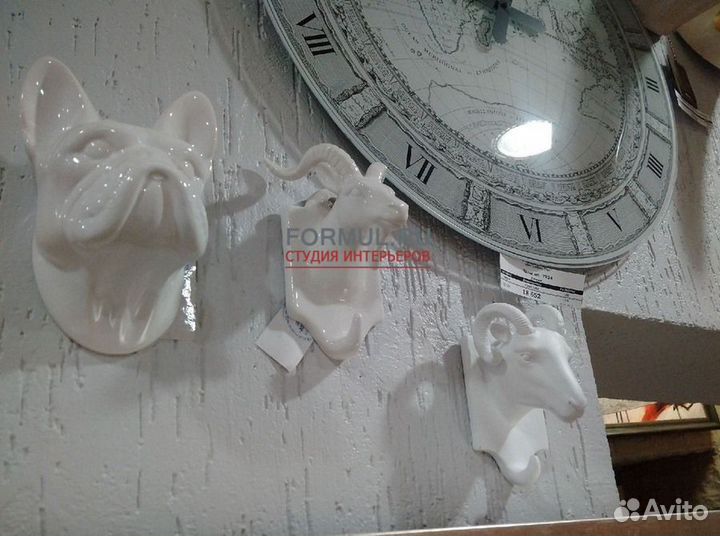 225000 Вешалка Авторская работа Голова барана