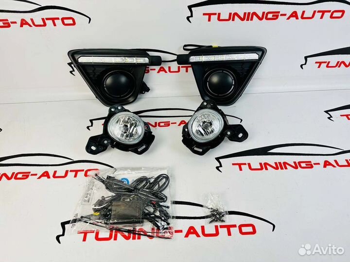 Противотуманные фары Mazda CX-5 с ход. огнями X410