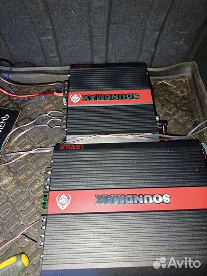 Комплект сабвуфера и усилители