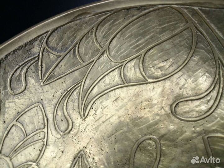 Фруктовница латунная 