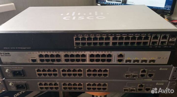 Коммутаторы Cisco, D-Link, Huawei
