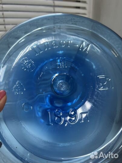 Пэт бутыль 18,9 литра с ручкой многооборотная