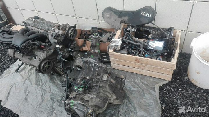 Двигатель 1 MZ-FE,коробка передач,редуктор