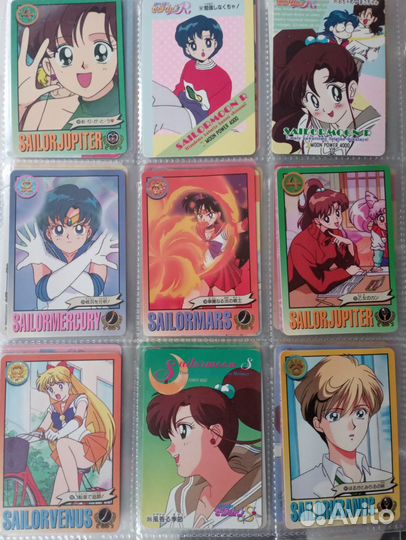 Карточки sailor moon оригинал