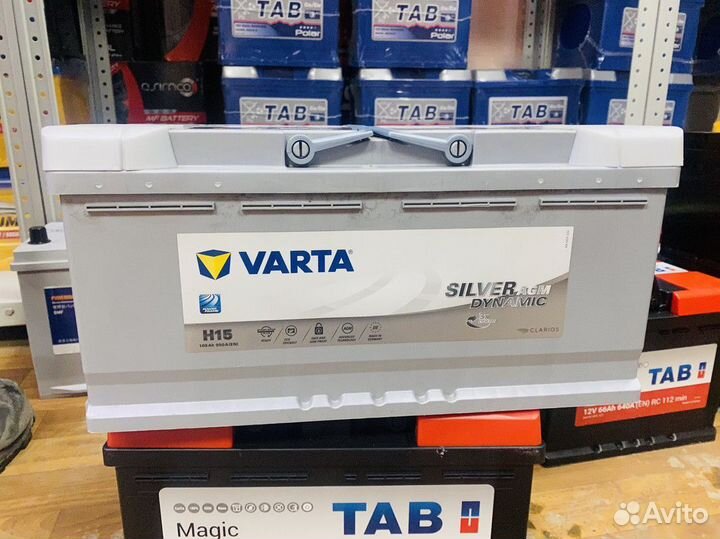 Аккумулятор Varta Silver Dynamic 105 AGM на Bmw