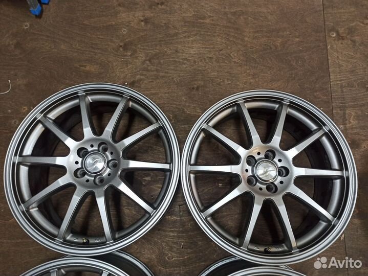 Диски 18 5х100 ET48 графит из Японии