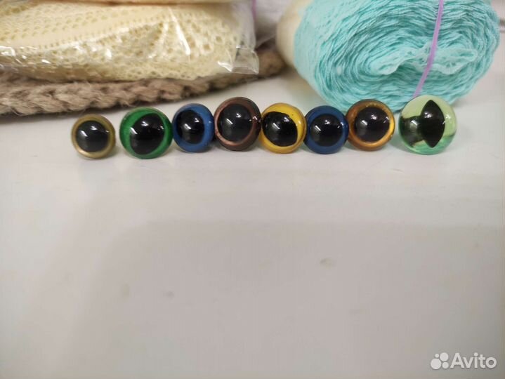 Глаза для игрушек разных размеров