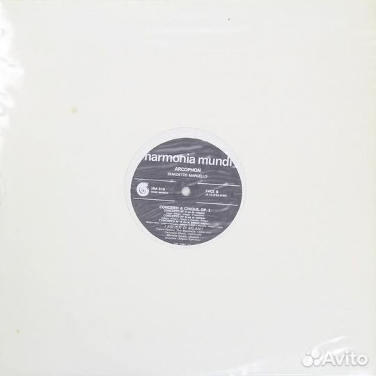 Винтаж - benedetto marcello: concerti A cinque OP
