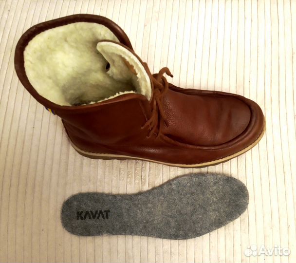 Ботинки кожаные зимние Kavat, Швеция