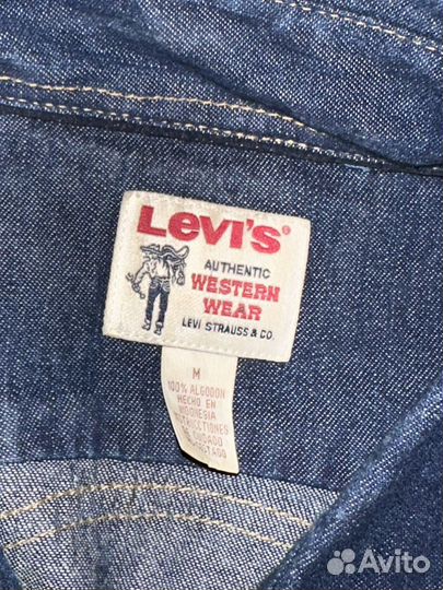 Джинсовая рубашка мужская levi'S