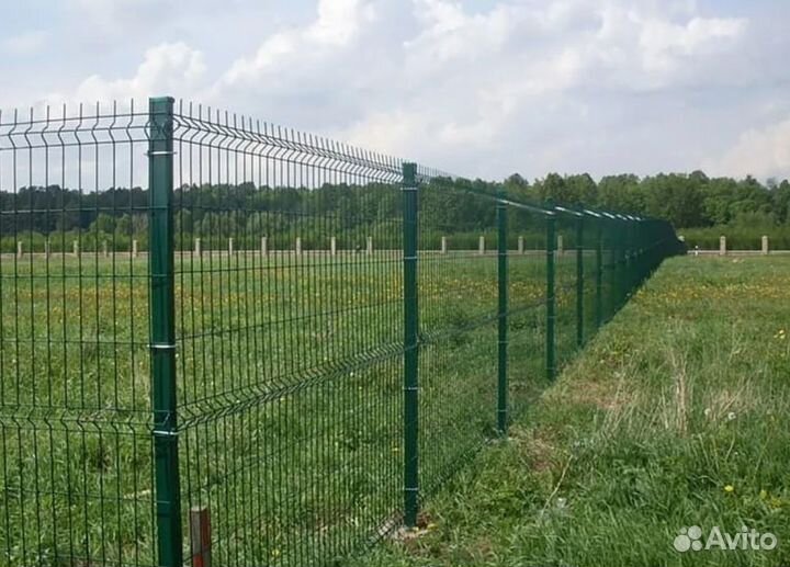 Забор металлический быстро под ключ