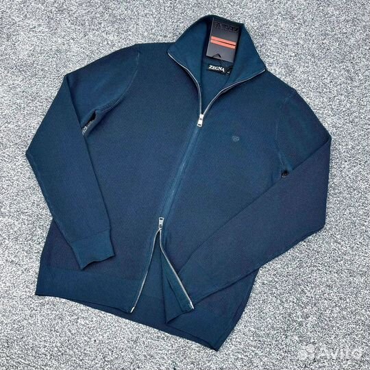 Кардиган Polo Zegna на молнии