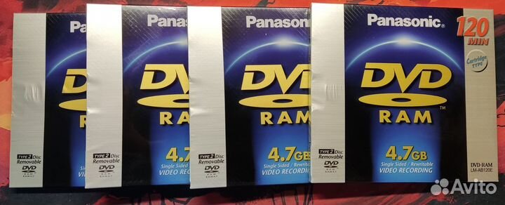 Диски Panasonic 4.7 DVD-RAM