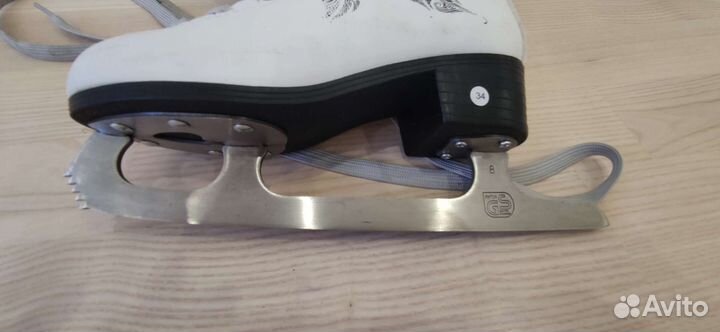 Коньки детские для девочек, 34 размер