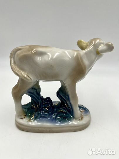 Теленок Гжель СССР