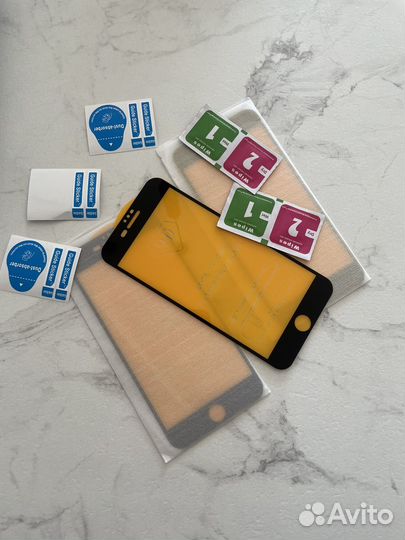 Защитное стекло на iPhone 6/7/8 Plus 3шт