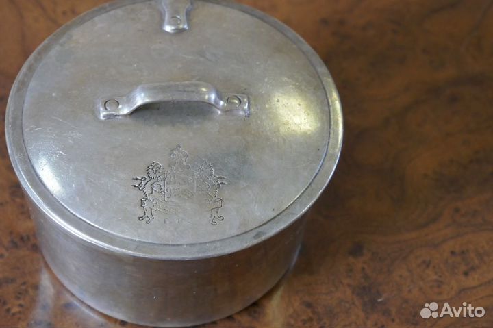 Кастрюлька Кокотница,жюльенница.Мельхиор.50-е 20 в