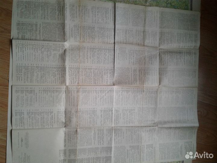 Карты СССР Москвы и Подмосковья