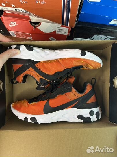 Nike React Element 55 red оригинал найк реакты
