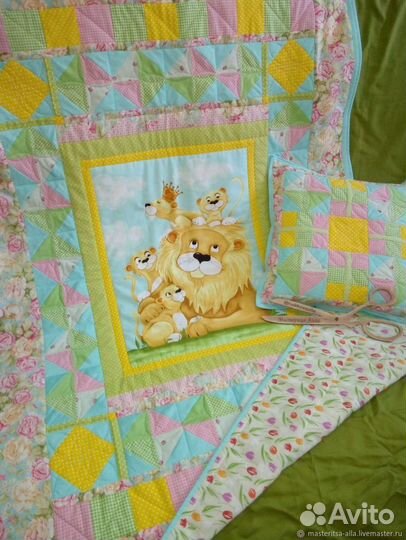 Лоскутное покрывало печворк