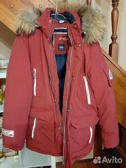 Куртка пуховик мужская бу