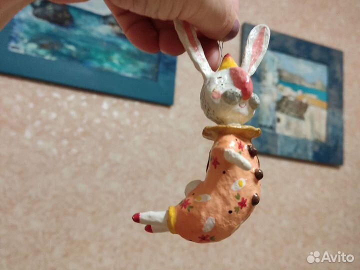 Ёлочная игрушка из папье маше