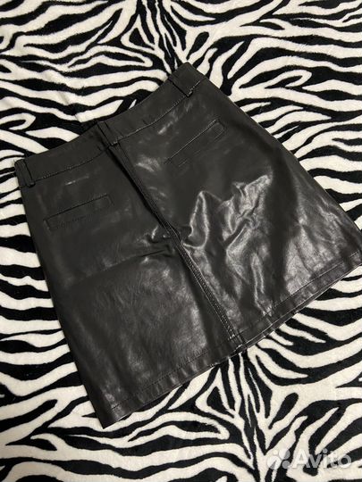Кожаная юбка
