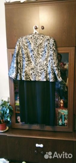 Женское платье-костюм и жакет