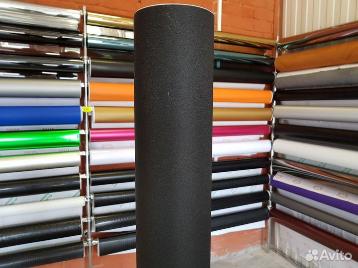 Виниловая пленка - Алмазная крошка черная