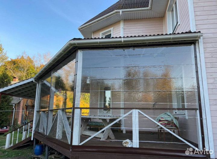 Мягкие окна для беседки и веранды