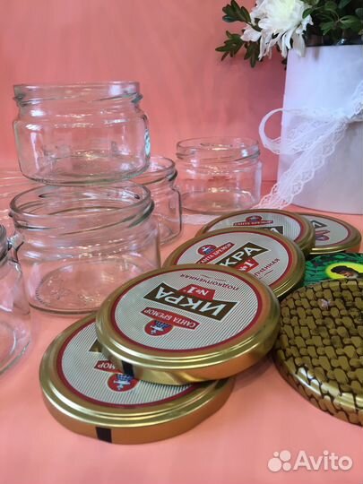 Баночки 200/250мл стеклянные 7шт