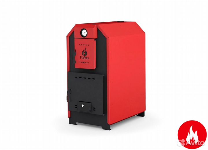Твердотопливный котел flames green код-15гт