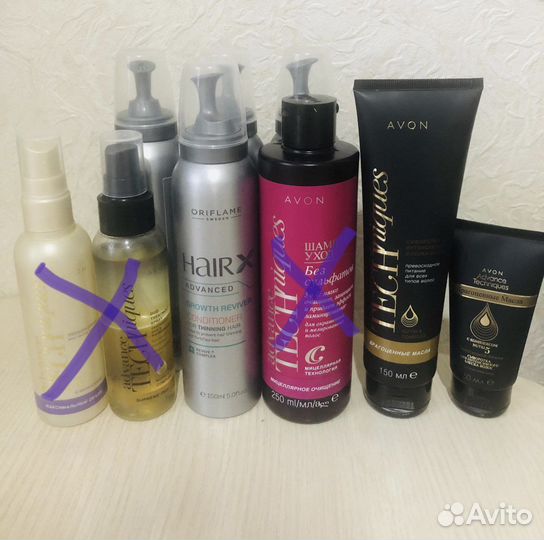 Средства для волос Avon и Oriflame, новые