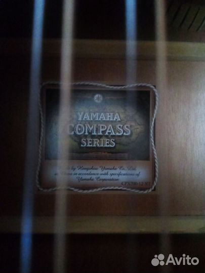 Yamaha compass series 12-струнная электроакустика