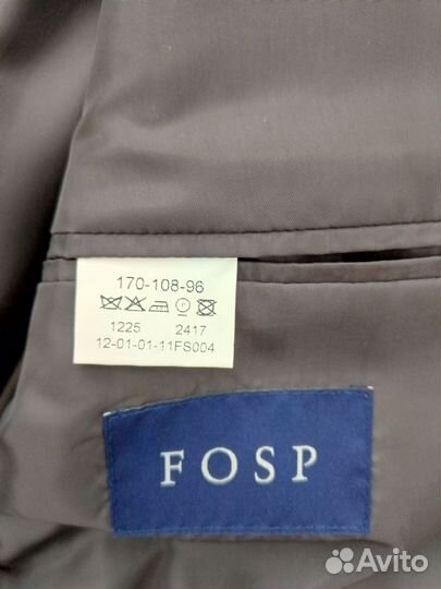 Новый костюм мужской Fosp 170-54