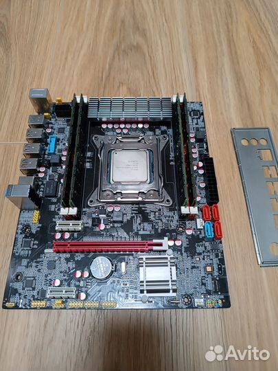 Комплект LGA2011 x79 + Xeon e5 2620v2 16gb ddr3