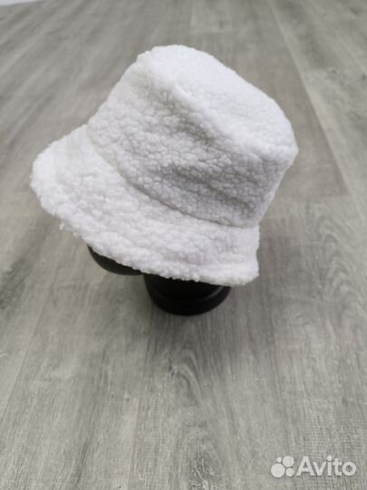 Шапка панама плюшевая тедди