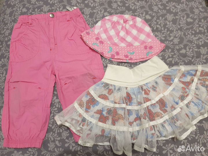 Вещи пакетом р.86-92-98 лето
