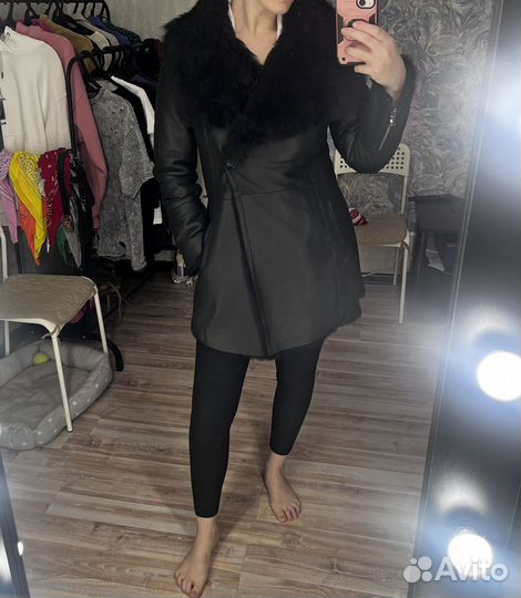 Дубленка женская натуральная 44 размер