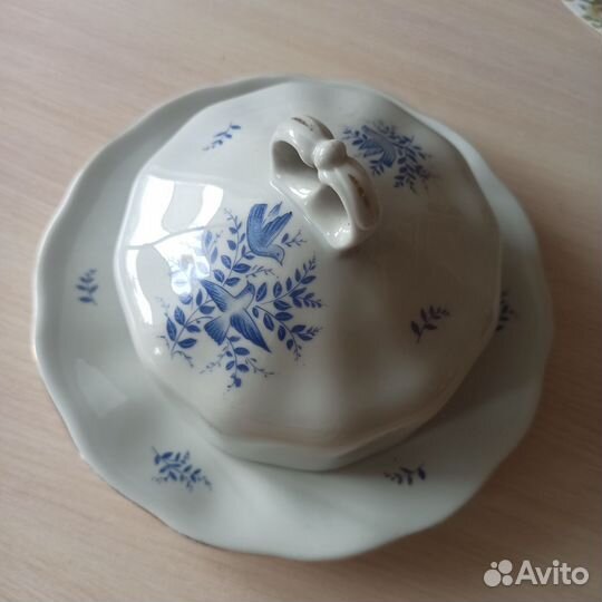 Масленка фарфор СССР