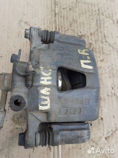 Суппорт тормозной передний правый Шероле Ланос