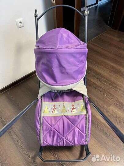 Детские санки коляска