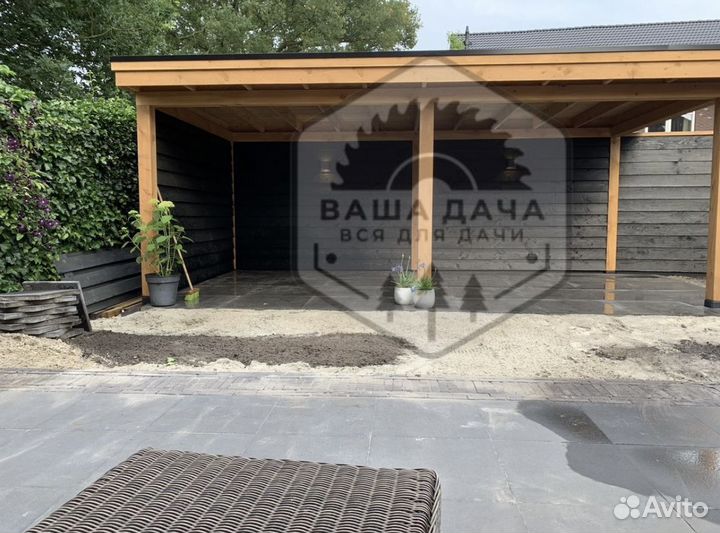 Беседка садовая шатер лофт