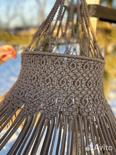 Макраме абажур