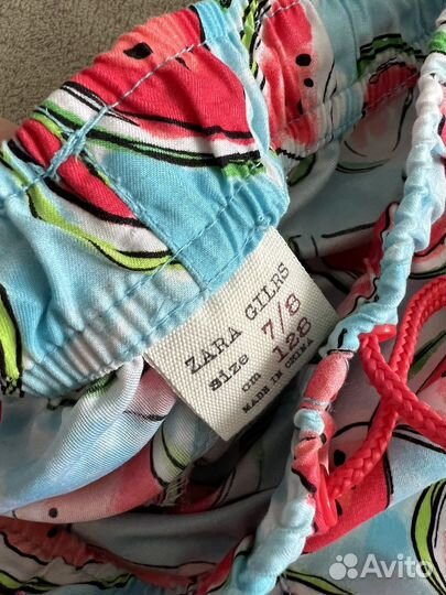 Zara пляжные шорты 128