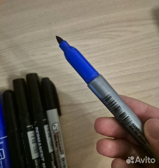 Фломастеры и маркеры, разные, 7 шт