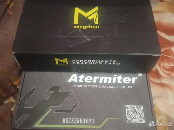 Материнка 2011v3+китайская rx580 8gb